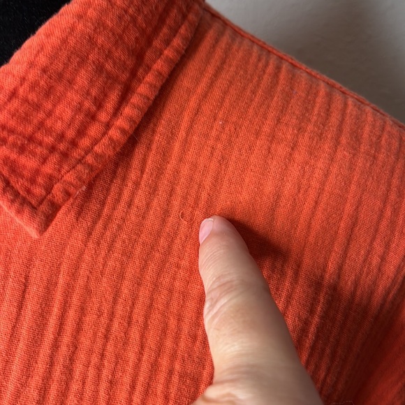 Madewell size Large lightspun beachside  button up top - Picture 11 of 13